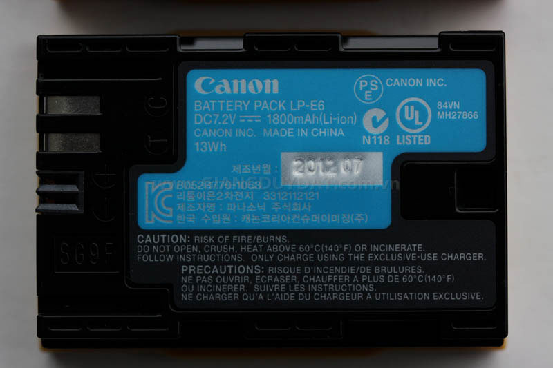 Canon LP-E6 - Giang Duy Đạt